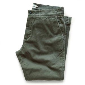Taylor Stitch Slim Foundation Pant in Organic Olive - 31